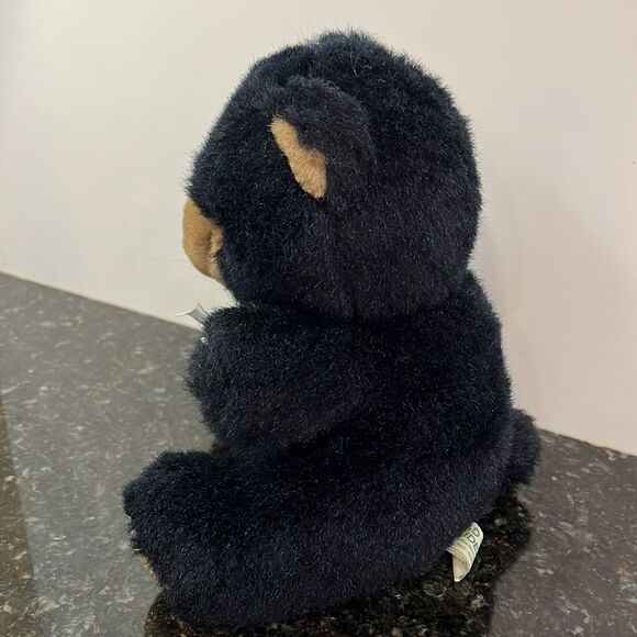WILD WONDERS CANADA * -Plush Stuffed * Animal -Black Bear- Size 9” - Picture 3 of 9